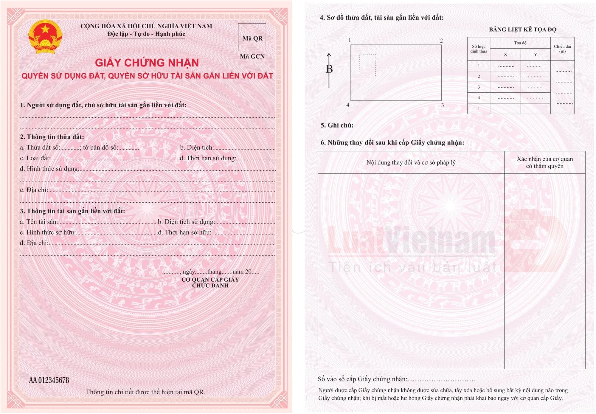 Xin cấp Giấy chứng nhận quyền sử dụng đất lần đầu