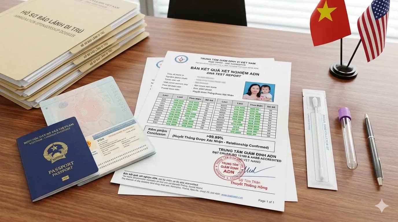 Xác định cha, mẹ cho con và giám định ADN